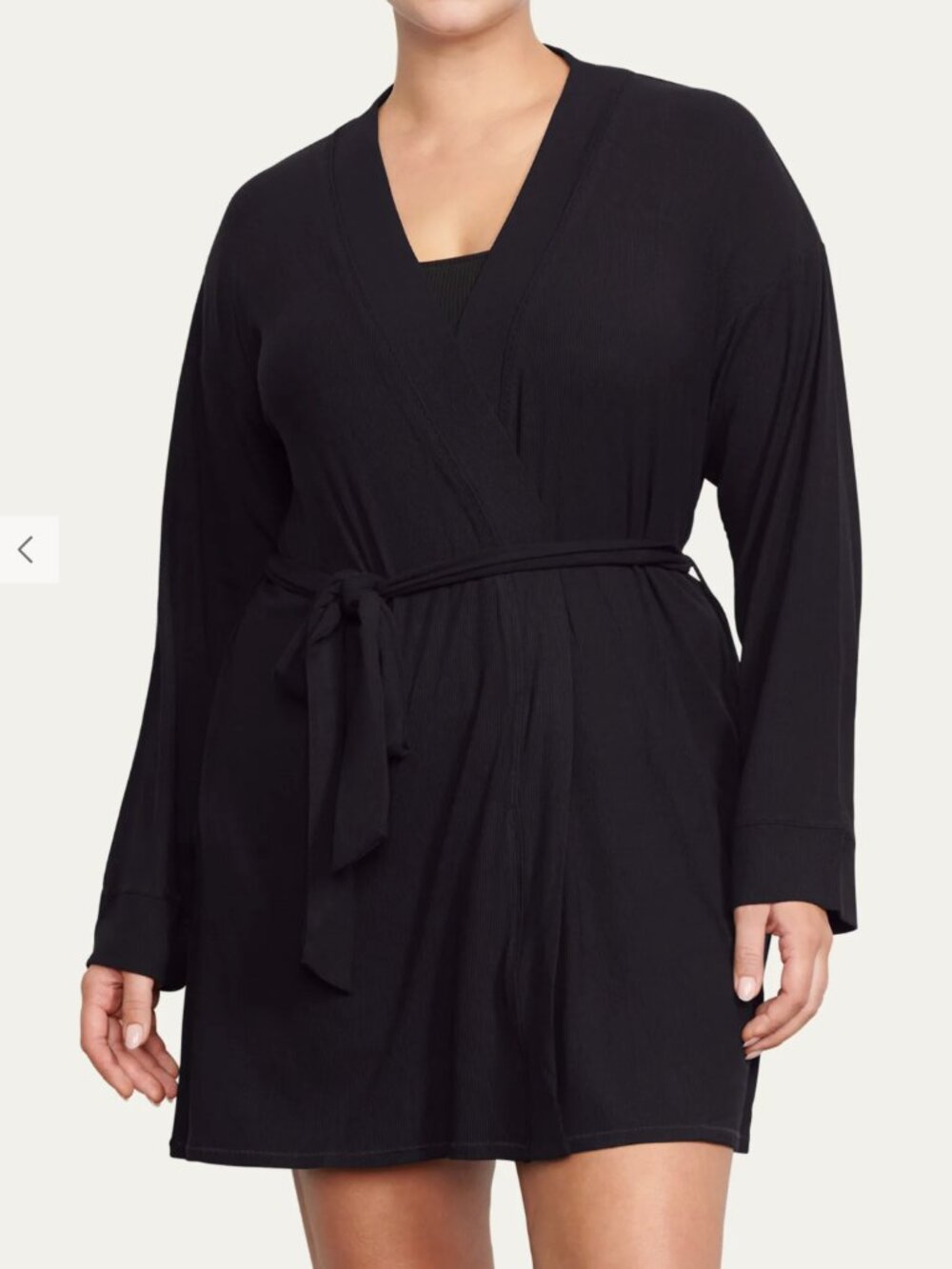 SKIMS Soft Lounge Ribbed Short Robe - Picture 5 of 5